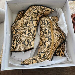 Steve Madden Snakeskin Bootie
